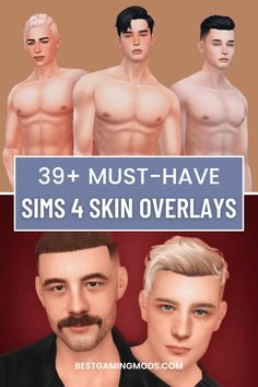 This is the ultimate collection of Sims 4 skin cc, and the best one I've seen so far! It has so many new sims 4 male skin overlay mods!!! They are incredible! But actually it's not only about males, I've found a Sims 4 female skin and a Sims 4 toddler skin that are just gorgeous! Male Skin Details Sims 4, Sims 4 Mods Male Skin, Sims 4 Cc Maxis Match Skin Overlay Male, Sims4 Overlay, The Sims 4 Male Skin Overlay, Skin Cc Sims 4 Male, Sims 4 Cc Skin Tones Male, Sims 4 Cc Male Face Shape Presets, Sims4 Male Skin Overlay