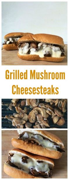 grilled mushroom cheesesteaks are an easy and delicious appetizer