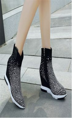 Brand Name Shoes, Dancing Shoes, High Wedges, Winter Ankle Boots, Winter Party, Boots High, Puma Fierce Sneaker, Party Shoes, Womens Fall