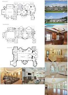 the floor plan for this house is very large and has many rooms to fit in