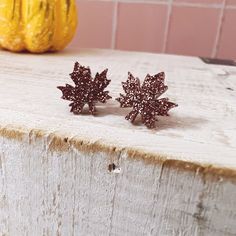 Spooky Summer- Glitter Resin Fall Leaf Earrings Spooky Summer, Halloween And Fall, Copper Glitter, Fall Designs, Special Halloween, Customized Jewelry, Fall Leaf, Fall Earrings, Fall Jewelry