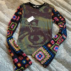 Brand New, New Worn Patchwork Diy, Urban Outfitters Tops, New New, Black Green, Urban Outfitters, Multi Color, Womens Tops, Brand New, My Style