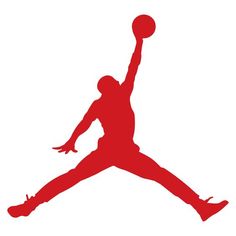 the silhouette of a basketball player is shown