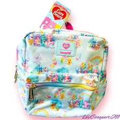 Loungefly Care Bears Allover Print Nylon Mini Backpack Product Details: Material: Nylon Measurements: 8.5" W X 9.75" H X 4.5" D ***Smaller Than A Regular Sized Loungefly*** Wipe Clean New Cute Nylon Travel Bag, Playful Nylon Travel Bags, Cute Nylon Bag With Zipper Closure, Playful Nylon Bags For Back To School, Playful Nylon Backpack, Playful Nylon Standard Backpack, Spring Nylon Backpack, Spring Nylon Standard Backpack, Loungefly Bag