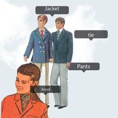 This is a  digital download version of sewing pattern of Ken's Jacket , pants, shirt, Ascot, and hard to find sewing pattern for tie. English directions. What's great about my refurbished individual patterns? You get to choose what you want to make quickly, saving time and money instead of printing multiple patterns you don't need and sorting through all the pieces.  There are 3 individual PDFs included.  If you have any questions, Please feel free to reach out! Printable Sewing Patterns, Diy Printable, Business Suit, Barbie And Ken, Diy Printables, Sewing Pattern, Sewing Patterns, Suit Jacket, Couture