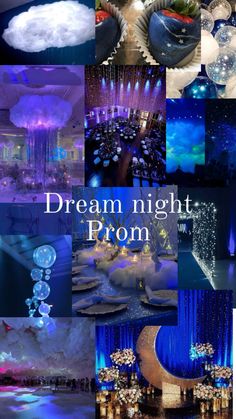 Dream prom Cloud Nine Homecoming Theme, Prom Theme Fairy Tale, Midsummer Nights Dream Prom Theme, Dreams Theme Party, Midnight Themed Sweet 16, Prom Wedding Theme, Night Under The Stars Theme Quince, A Walk Down Memory Lane Prom Theme, Under The Stars Formal Theme