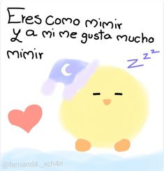 an image of a cartoon chicken with the caption'ers como mim ya mime gusta mucho minir '