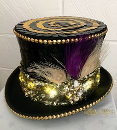 Festival Hats, Steampunk Top Hat, Steampunk Hat, Master Of Ceremonies, We Are Festival, Festival Hat, Mini Top Hat, Festival Costumes, Unique Hats