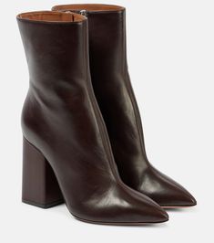 Ysl Boots, 5 Outfits, Brown Chelsea Boots, Brown Outfit, High Heel Boots Ankle, Brown Ankle Boots, Crazy Shoes