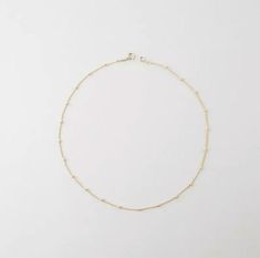 (1) Women's Necklace. 14k Gold Dainty Ball Chain Choker Jewelry | 1 ØAK – 1 Øak Mother's Ring, Simple Choker, Layering Jewelry, Dainty Choker, Choker Jewelry, Mother Rings, Dainty Chain, Gold Jewelry Necklace, Ball Necklace