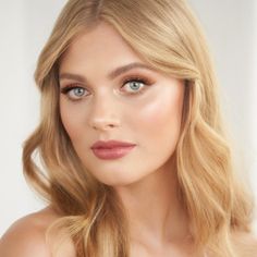 Charlotte Tilbury Wedding Belles, Bridal Makeup For Blue Eyes, Belle Makeup, Pale Skin Makeup, Fair Skin Makeup, Pale Makeup, Gorgeous Wedding Makeup, Romantic Makeup, Wedding Makeup Tutorial