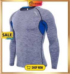 Men's Compression Shirt Running Shirt Patchwork Reflective Strip Long Sleeve Base Layer Athletic Athleisure Winter Breathable Quick Dry Sweat Wicking Running Jogging Training Sportswear Activewear Breathable Winter Training Tops, Athletic Heather Long Sleeve Activewear For Training, Functional Long Sleeve Activewear In Athletic Heather, Blue Long Sleeve Activewear For Light Sports, Sporty Fitted Activewear With Splicing, Fitted Splicing Activewear For Workout, Gray Long Sleeve Athletic Fit Activewear, Winter Training Tops With Breathable Fabric, Long Sleeve Athletic Heather Activewear For Training