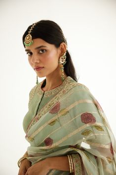 Elevate your style with our zardozi-embroidered hand block printed silk organza sari, perfectly paired with a pin-tucked blouse. This ensemble exudes timeless elegance and sophistication, making it a perfect choice for grand occasions and celebrations. Organza Sari, Personal Shopping Service, Silk Organza, Printed Silk, Fashion Labels, Personal Shopping, Global Fashion, Chic Design, Personal Stylist