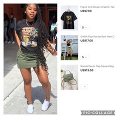 Shein Outfits Summer 2023 Baddie Black, Shein Outfit Inspired, Cute Shein Outfits Summer, Shien Outfit Idea Baddie, Shein Inspired Outfits Summer, Shien Outfit Idea For Summer, Shein Fits Baddie Summer, Shein Vacation Outfits 2023, Outfit Ideas Summer Shein