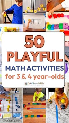 Looking for ways to help your child learn math at home? Save this list of 50 math activities for kids! Kids learn math by practicing counting, graphing, measuring, learning shapes, and sorting through hands on play. Whether you have toddlers, preschoolers, or big kids at home, there are so many creative ways to teach math through fun hands-on learning opportunities. Discover all of my favorite play based math activities that will boost your child’s understanding of early math concepts. Preschool Activities In Classroom, Preschooler Math Activities, At Home Prek Activities, Learning Ideas For Preschoolers, Hands On Preschool Activities At Home, Play Based Math Activities For Preschool, Learning To Count Activities, Hand On Activities For Preschoolers, Math For 4 Yrs Old