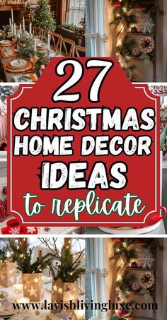 Festive Fireplace, Luxury Christmas Decor, Christmas Decor Trends, Christmas Home Decor Ideas, Christmas Entryway, Decorating For Christmas, Christmas Mantle Decor, Pre Lit Christmas Tree, Creative Christmas Trees