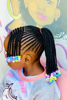 Toddler Braided Hairstyles with Beads Toddler Braid Styles, Toddler Hairstyles Girl