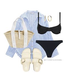 Old Money Swimming Outfits, Old Money Pool Party Outfit, Old Money Swimsuit Aesthetic, Ibiza Outfits 2024, Old Money Style Bikinis, Old Money Swimwear, Pool Side Outfit, Outfit Plage, Cute Blue Beachwear Set