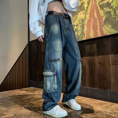 Wiaofellas New Streetwear Patchwork Jeans Cargo Pants Loose Plus Size Wide Leg Pants Harajuku Casual Denim Pants Men Clothing Y2K As measured by hand,1-3 cm difference is allowed (1cm=0.39inch).Height 165-170cm Weight 45-55kg Choose size SHeight 170-175cm Weight 55-60kg Choose size mHeight 170-178cm Weight 60-70kg Choose size LHeight 175-180cm Weight 70-75kg Choose XLHeight 175-182cm Weight 75-85kg Choose 2XLHeight 175-185cm Weight 85-90kg Choose 3XL 1Measurement In CM window.adminAccountId=2640 Baggy Patchwork Medium Wash Jeans, Baggy Patchwork Jeans In Medium Wash, Medium Wash Patchwork Bottoms For Streetwear, Patchwork Medium Wash Bottoms For Streetwear, Blue Patchwork Bottoms For Streetwear, Casual Denim Patchwork Pants, Casual Straight Leg Patchwork Jeans, Casual Wide Leg Patchwork Jeans, Blue Patchwork Cotton Cargo Jeans