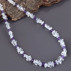 Amethyst Crystal Necklaces With Gemstone Accents For Jewelry Making, Purple Crystal Necklaces With Gemstone Accents, Purple Crystal Necklace For Jewelry Making, Purple Crystal Necklaces With Gemstone Accents For Jewelry Making, Round Amethyst Crystal Necklaces With Natural Stones, Amethyst Crystal Necklaces With Natural Stones, Amethyst Crystal Necklace With Natural Stones, White Amethyst Spiritual Necklace, Spiritual White Amethyst Necklace