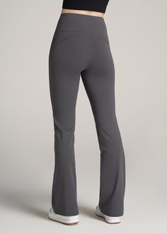 About Our Extra-Long Yoga Pants The women's tall yoga pants you've been dreaming of are finally here. For years, vertically blessed ladies haven't been able to rock this timeless athleisure style, having to deal with flared bottoms that ended awkwardly above the ankle or fits that were far too baggy. Not anymore. You can finally own the extra-long yoga pants of your dreams with this new pair from our Balance collection designed exclusively for women 5'9” to 6'6”. The full length will sit just ab Full Length Yoga Pants With Comfort Waistband, Full Length Pants With Comfort Waistband For Pilates, Yoga Pants With 4-way Stretch, Full Length High Stretch Yoga Pants With Comfort Waistband, Loosely Fitted Full Length Yoga Pants For Workout, Full Length Yoga Pants For Workout, Full Length Yoga Pants, Full Length Yoga Bottoms, Gray Full-length Yoga Pants With 4-way Stretch