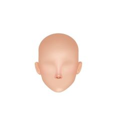 an image of a baby's head with no hair