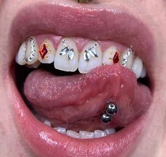 Tooth Gem Ideas Baddie, Gem Placement, Lash Maps, Grillz Teeth, Gold Tooth