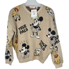 New With Tags. Disney Character Sweater Featuring Mickey, Pluto, And Donald. Size Shows Kids 16/18 And Fits Like An Adult Small Shell: 54% Polyester 41% Acrylic 5% Wool All Offers Welcome! Ships In 1-2 Business Days. Smokefree And Dog Free Home Thanks For Shopping. Be Sure To Check Out My Other Listings. Majority Of My Closet Consists Of Items I Used In My Styling Kit For Photoshoots, Which Means They Were Only Worn For A Couple Hours. Like New Quality. Disney Sweaters, Disney Character, Black And Tan, Colorful Sweaters, Sweaters For Women, Like New, Ships, Disney Characters, Wool