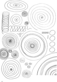 some circles and lines are shown in this drawing