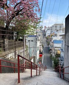 Study Abroad Aesthetic Japan, Study Abroad Japan, Your Name Stairs, Asia Core, Japan Travel Aesthetic, Japon Aesthetic, Japan Scenery, Japan Vibes, Japan Core