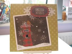 a christmas card with an image of a fire hydrant