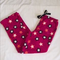 Brand New With Tags. Mayfair Women's Plush Fleece Star Pajama Pants Pjs -Beautiful Star Pattern -Elasticized Waistband, With Adjustable Drawstring -Soft, Plush Fleece, With All Over Pattern We Created These Pajama Pants In A Super Cute Star Pattern. And That Cozy Fleece? Keeps You Comfy And Warm All Night. Sweet Dreams. 100% Polyester Machine Wash Cold, Tumble Dry Low Super Soft Pink Sleepwear For Loungewear, Cozy Pink Loungewear Pants, Pink Super Soft Sleepwear For Sleepover, Cozy Pink Bottoms For Bedtime, Pink Cozy Sleepwear For Lounging, Cozy Pink Sleepwear For Lounging, Cozy Pink Bedtime Bottoms, Pink Sleepwear Pants For Lounging, Star Pajama Pants