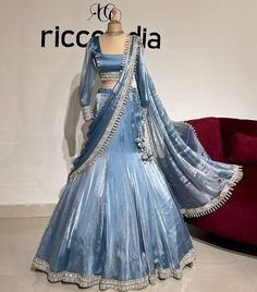 Navy Blue Indian Outfits, Simple Lehenga Designs Classy, Simple Lehenga Designs, Outfit From Scratch, Lengha Blouse Designs, Lehenga Designs Simple, Indian Bride Outfits