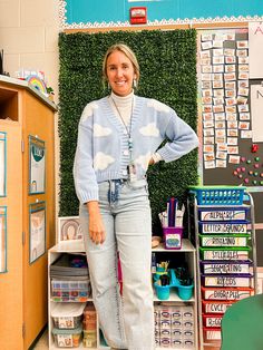 Teacher Outfits Cardigan, Tshirt Teacher Outfits, Teacher Sweater Outfit, Easy Teacher Outfits Winter, Teacher Outfits Secondary School, Childcare Teacher Outfits, Teacher Cardigan Outfits, Fun Preschool Teacher Outfits, February Teacher Outfits