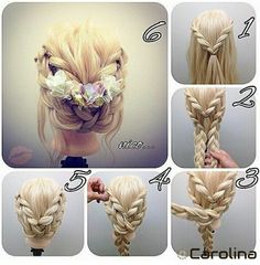 Curled Prom Hair, Hairstyle For Long Hair, Wedding Hairstyles Medium Length, Pinterest Hair, Super Hair, Shoulder Length Hair Cuts, Wedding Hair Flowers, Hair Images, Blonde Color