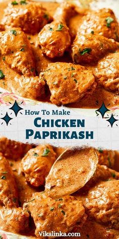 how to make chicken paprikash