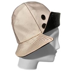 1960s Mr. John Ivory Faille Mod Hat W/ Wide Brown Patent Trapunto Stitched Brim | From a unique collection of rare vintage Hats at https://www.1stdibs.com/fashion/accessories/hats/. Round Keyboard, Mod Style, Designer Hats, Vintage Hats, Mod Fashion, Brim Hat, Fashion Mode, Hats Vintage, Hat Designs