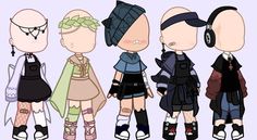 Gacha Nox Clothes Ideias, Gacha Nox Outfits, Gacha Club Outfit Ideas Girl, Gacha Club Outfit Ideas, Outfit Gacha, Gacha Outfit Ideas, Gacha Club Outfit, Gacha Club Outfits