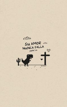 an image of a poster with the words suamor nunca fala and a dinosaur