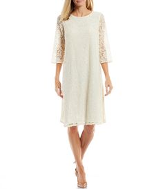 Shop for Caroline Rose Lace Round Neck 3/4 Sleeve Shift Dress at Dillard's. Visit Dillard's to find clothing, accessories, shoes, cosmetics & more. The Style of Your Life. Formal Lace Dress With 3/4 Sleeve, Spring Formal Lace Dress With 3/4 Sleeves, Elegant Lace Dress With 3/4 Sleeves, Elegant Half Sleeve Dresses With Lace Trim, Spring Lace Dress With 3/4 Sleeves, Spring Lace Dresses With Half Sleeves, Spring Half-sleeve Fitted Lace Dress, Fitted Half Sleeve Lace Dress For Spring, Spring Lace Dress With Half Sleeves