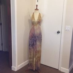 This Is A Brand New Love Tanjane Halter Dress. Soft And Stretchy Material. Intentionally Raw Edges. Difficult To Give Meaningful Measurements Due To The Open Back And Tie Neck. These Do Fit True To Size And My Mannequin Is 5'6 As A Reference. Made In Southern California And Hand Dyed. Price Is Firm. Thanks For Looking. Bohemian Beige Dress For Date Night, Beige Bohemian Dress For Date Night, Fitted Brown Sundress Maxi Dress, Brown Fitted Maxi Sundress, Fitted Brown Maxi Sundress, Fitted Beige Maxi Dress Lined, Fitted Beige Lined Maxi Dress, Beige Fitted Lined Maxi Dress, Flowy Beige Maxi Dress For Date Night