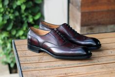 Assisting in great first impressions for decades. Always feel like you're lacing up your finest pair of shoes with C&E. Shop now and take 20% off any second pair in our store with code BOGO20. #bogosale #bogodeals #mensshoes Cordovan Shoes, Mens Dress Outfits, Formal Loafers, Wingtip Oxford, Shoe Tree, Mens Dress, Suede Sandals, Goodyear Welt, Sneaker Brands