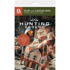 the book cover for hunting ground quilting