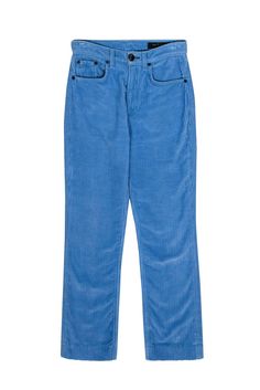 Current Boutique-Rag & Bone - Sky Blue Corduroy Straight Leg Pants Sz 24 Chunky Turtleneck, Bone Pants, Blue Corduroy, Sweater Trends, Preppy Look, Buy Shoes Online, Create Outfits, Blue Hues, Sweater Weather