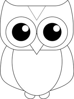 an owl with big eyes is shown in black and white