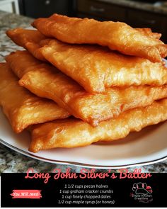 Long John Silver Fish Batter Recipe, Long John Silvers Batter Recipe, Deep Fried Fish Batter, Fish And Chips Batter, Long John Silvers Batter, 2 Ingredient Biscuits, Fish Batter Recipe, Yummy Fries, Homemade Apple Pie Filling