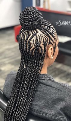 Topknot Hairstyles, Locs Styles, Girl Braids, Beautiful Braids, Girls Hairstyles Braids, Braided Bun, Cornrows Braids, Cornrow