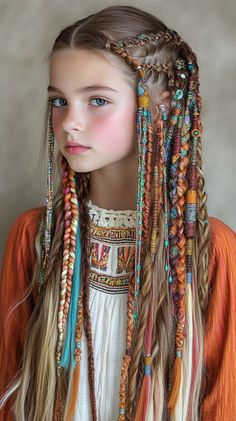 ♔ Enfants & Tresses ♔ Children & Braids Native Braids Hairstyles, Children Braids, Storytelling For Kids, Braiding Ideas, Beanie Hairstyles, Feed In Braid, Hairstyle Inspiration