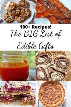 the big list of edible gifts