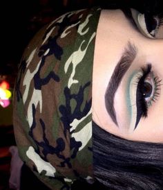 Army Girl Halloween Costume Makeup, About Makeup, Halloween Costumes Makeup, Halloween Makeup Looks, Makeup Fashion, Makeup Goals, Costume Makeup